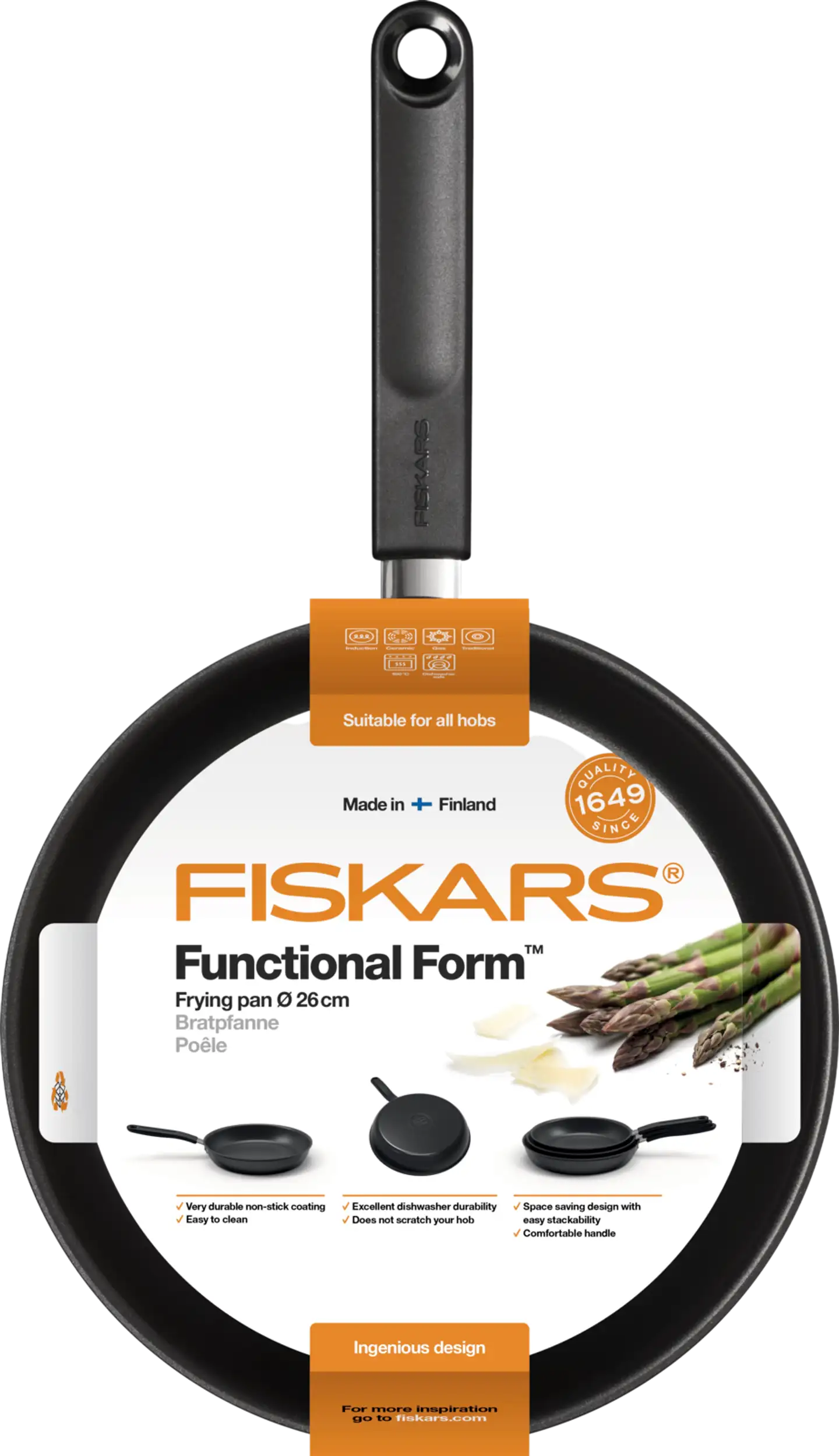 Fiskars Functional Form paistinpannu 26cm - 2