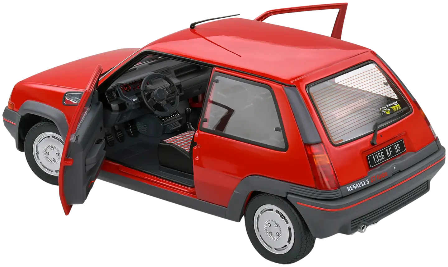 Solido 1:18 Renault 5 GT Turbo MK1 red, keräilyauto, pienoismalli - 7