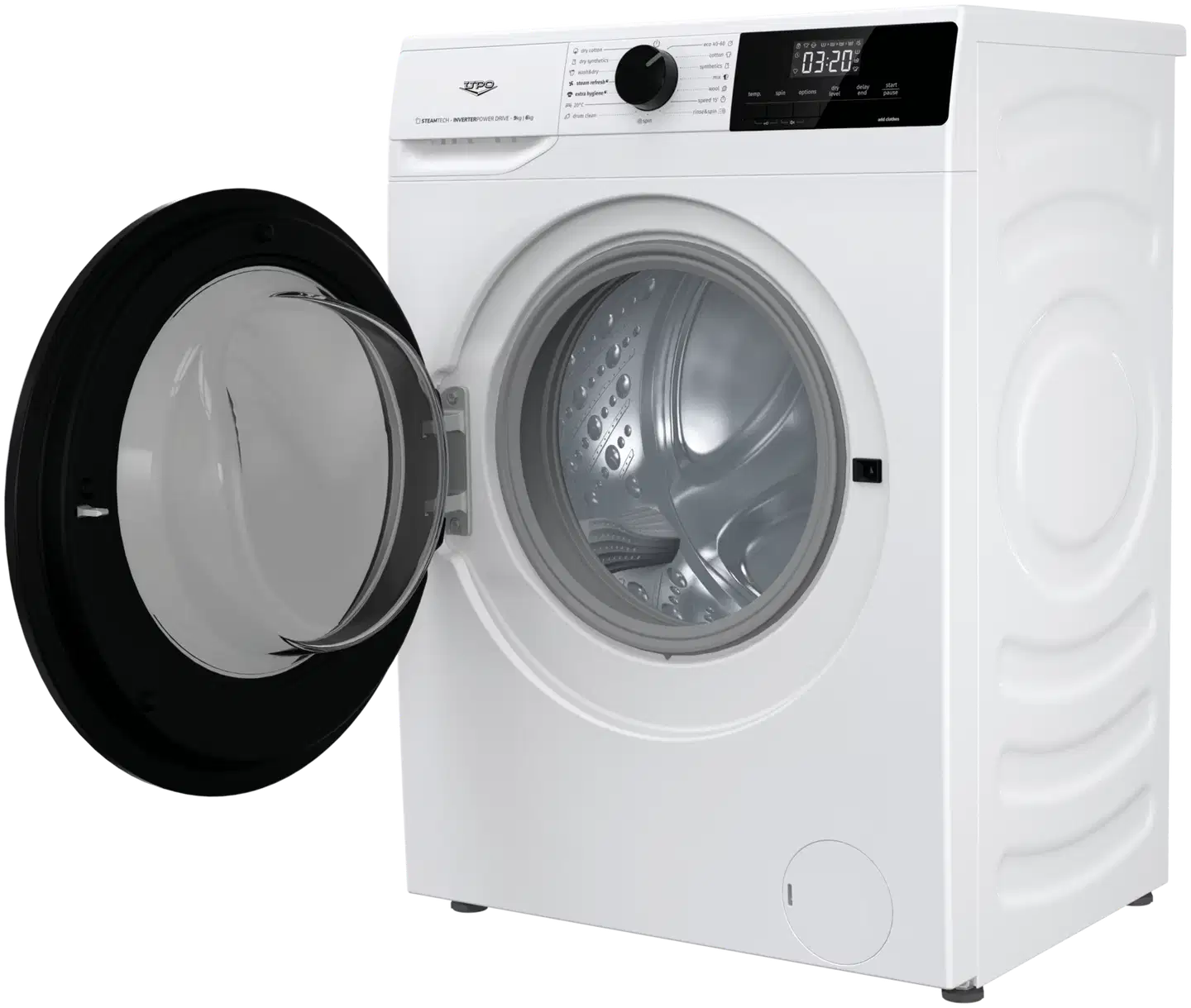 UPO kuivaava pyykinpesukone KP2U9614ADS 9/6kg valkoinen - 3