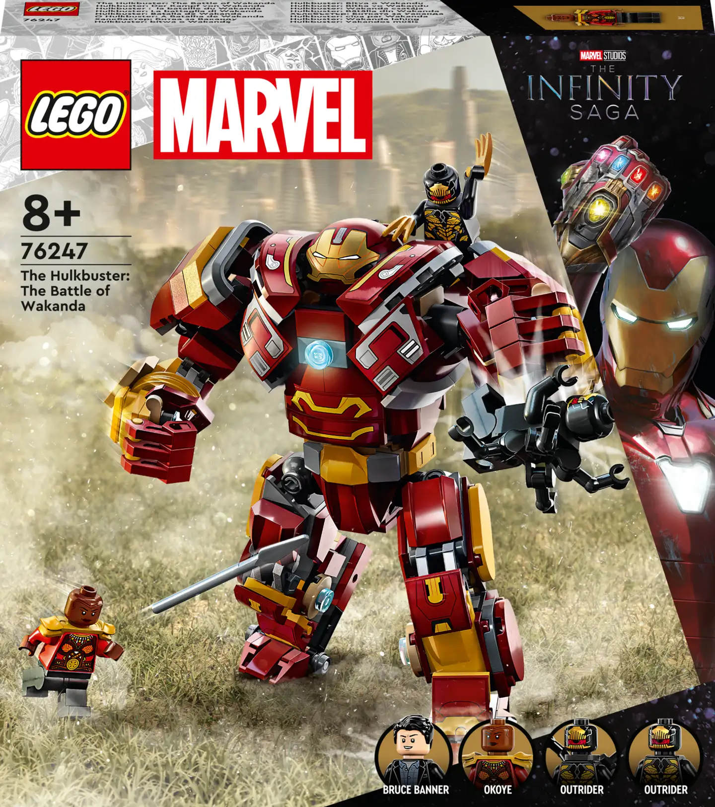 LEGO® Marvel Super Heroes 76247 Hulkbuster - Wakandan taistelu - 1