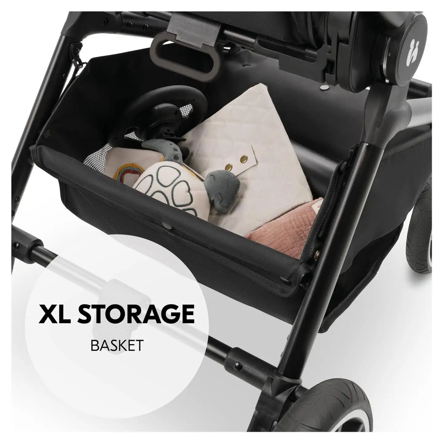 Hauck yhdistelmävaunut Move N Care Set 0-22 kg musta - 17