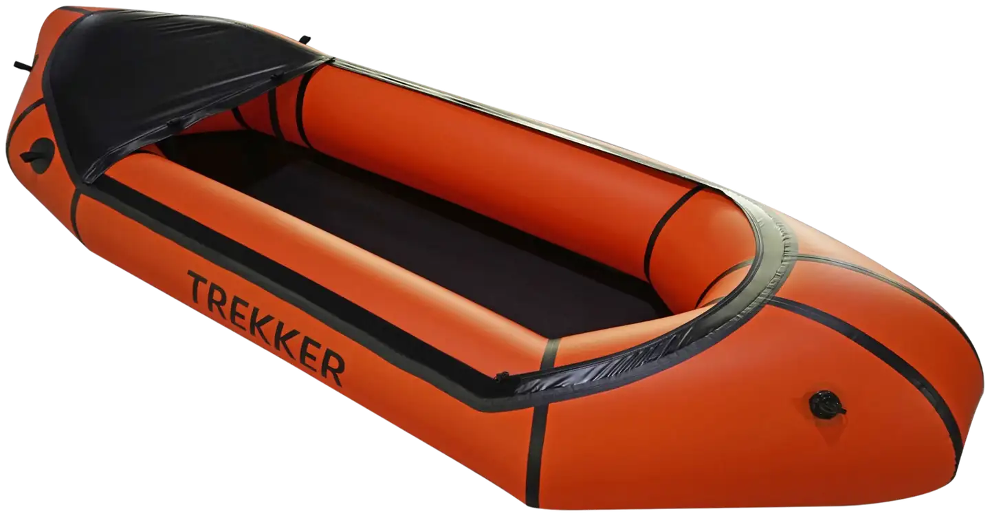 Trekker kajakki Packraft Spraydeck 255 cm oranssi - 1