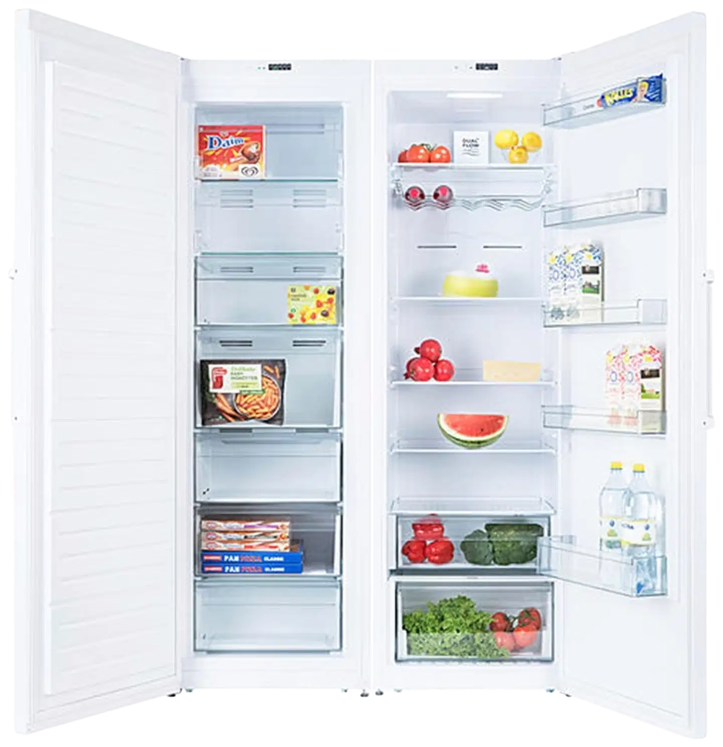 Cylinda jääkaappi K2385HE, leveys 60 cm, korkeus 186 cm, valkoinen - 4