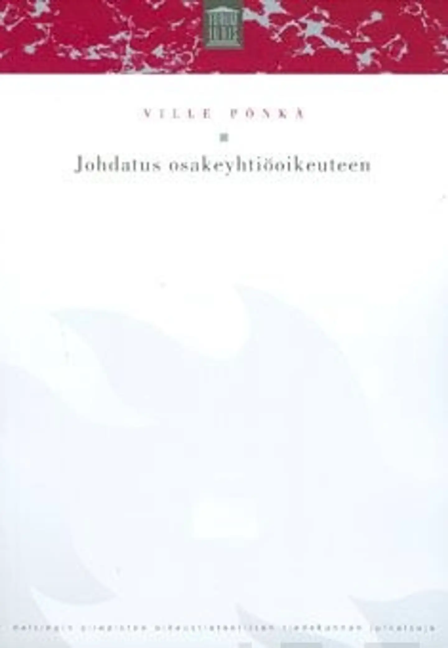 Pönkä, Johdatus osakeyhtiöoikeuteen