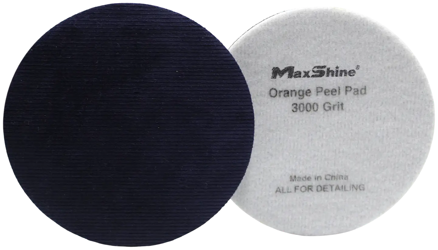 Maxshine 2072080P maalipinnankorjauslaikka 3" – musta/purppura, 3000 grit, samettipinta, poistaa appelsiinipinnan ilman märkähiomista, tarrakiinnitys - 1