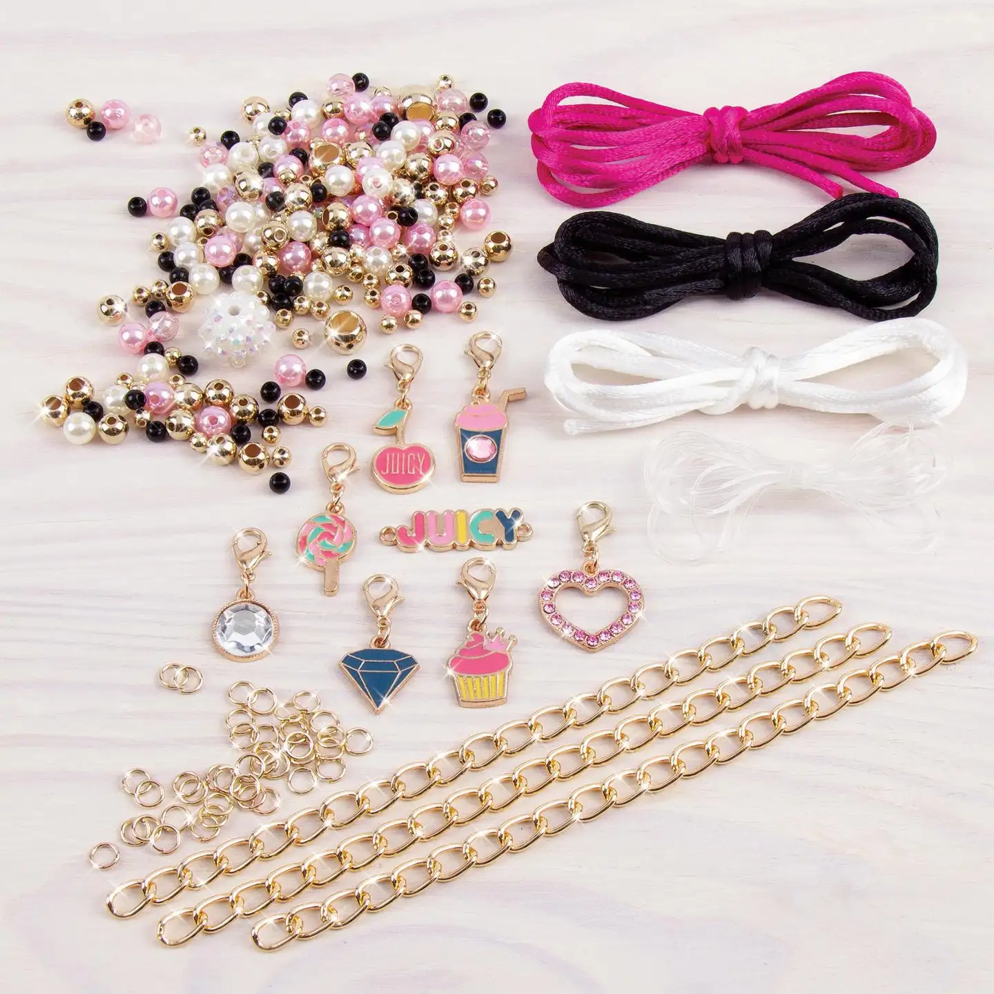 Make It Real Juicy Couture Rannekorujen valmistussetti, erilaisia - 8