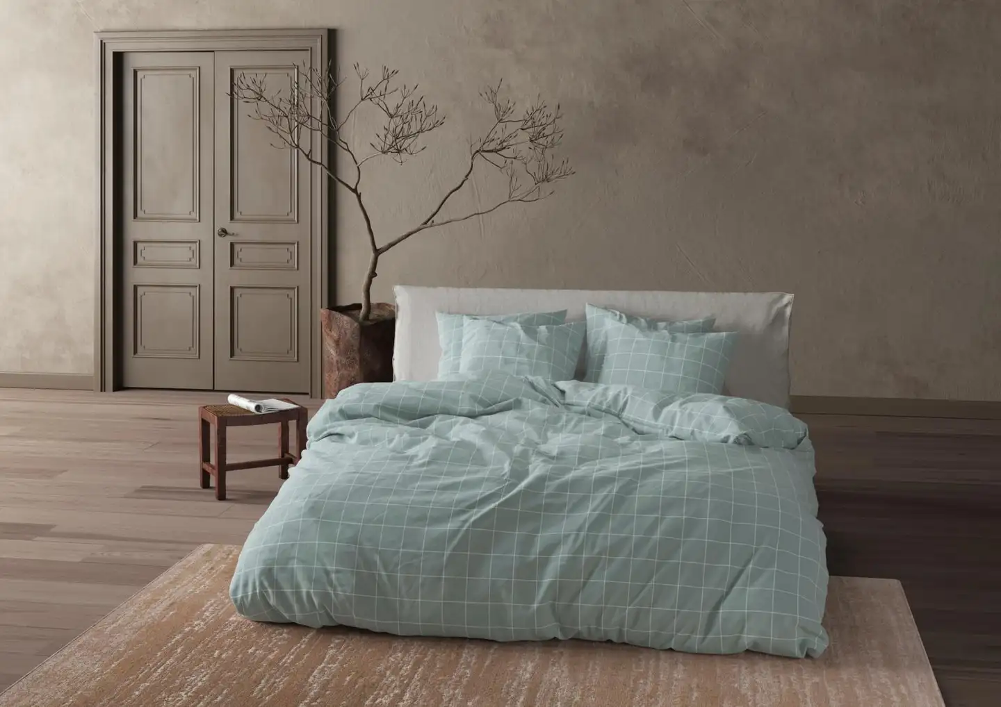 mistral Home pussilakanasetti Oslo 150x210 cm, vihreä - 3