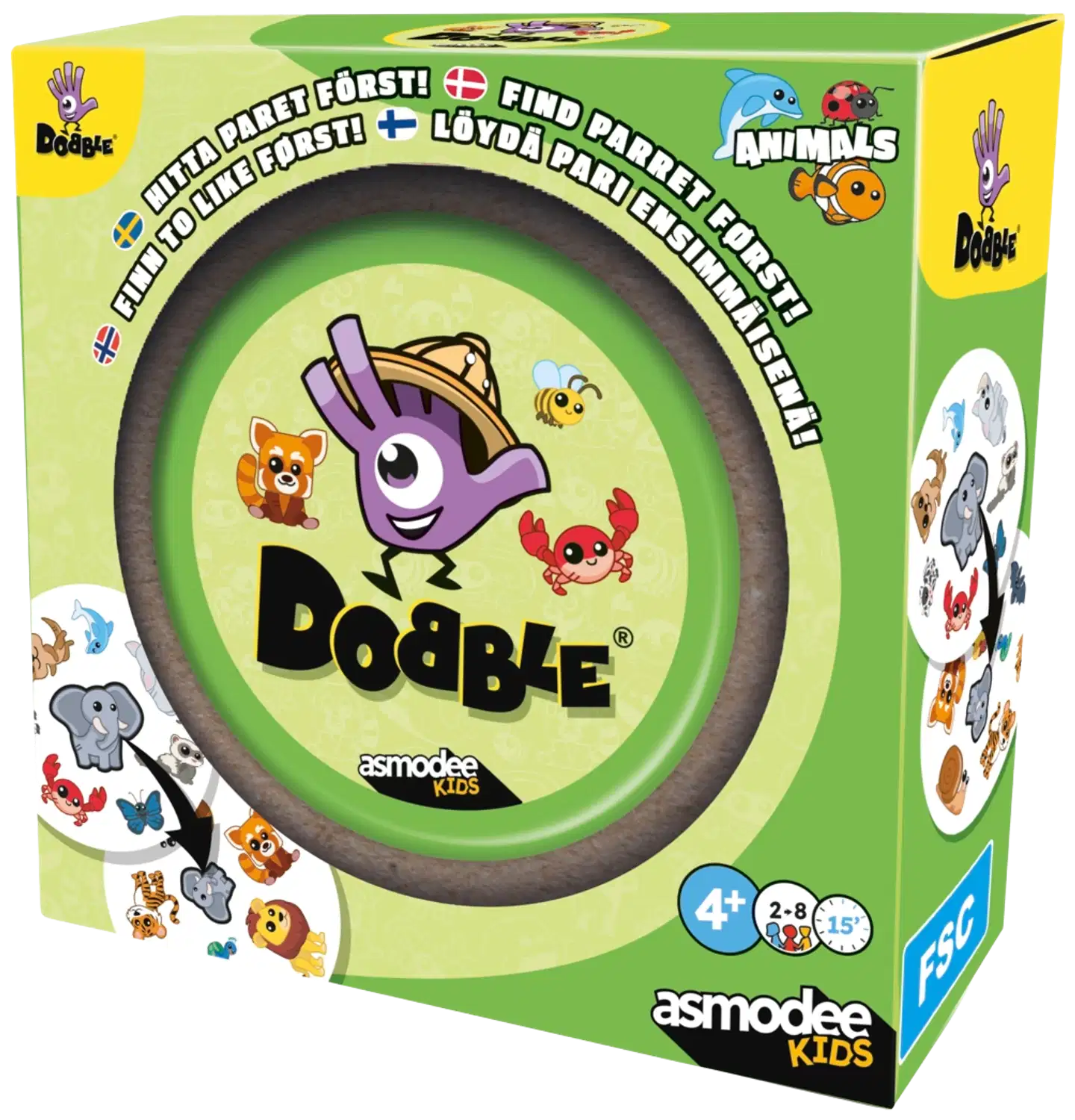 Dobble Animals Nordic -lautapeli - 5