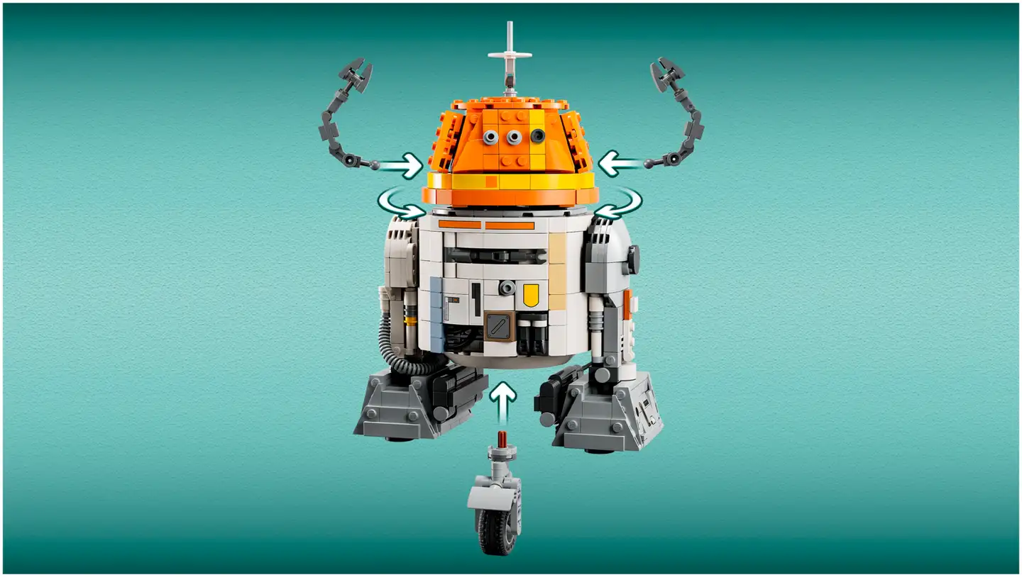 LEGO® Star Wars 75416 Ahsoka™ Astromekaanikkodroidi Chopper (C1-10P)™ - 8