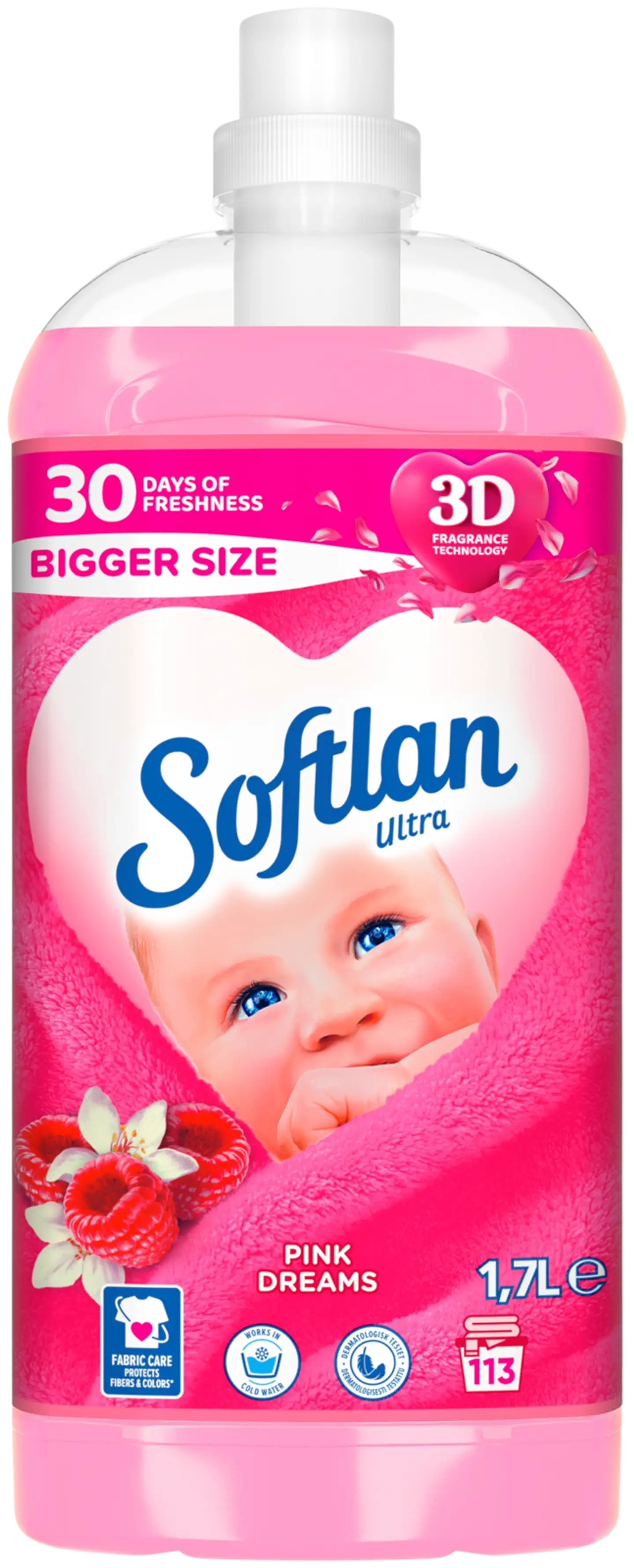 Softlan Ultra Pink Dreams huuhteluaine 1700ml