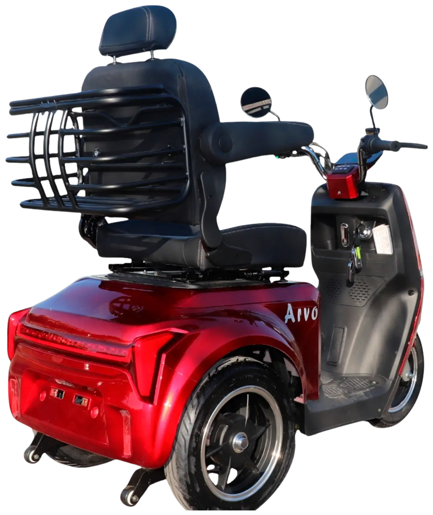 Arvo senioriskootteri P700 punainen - 2
