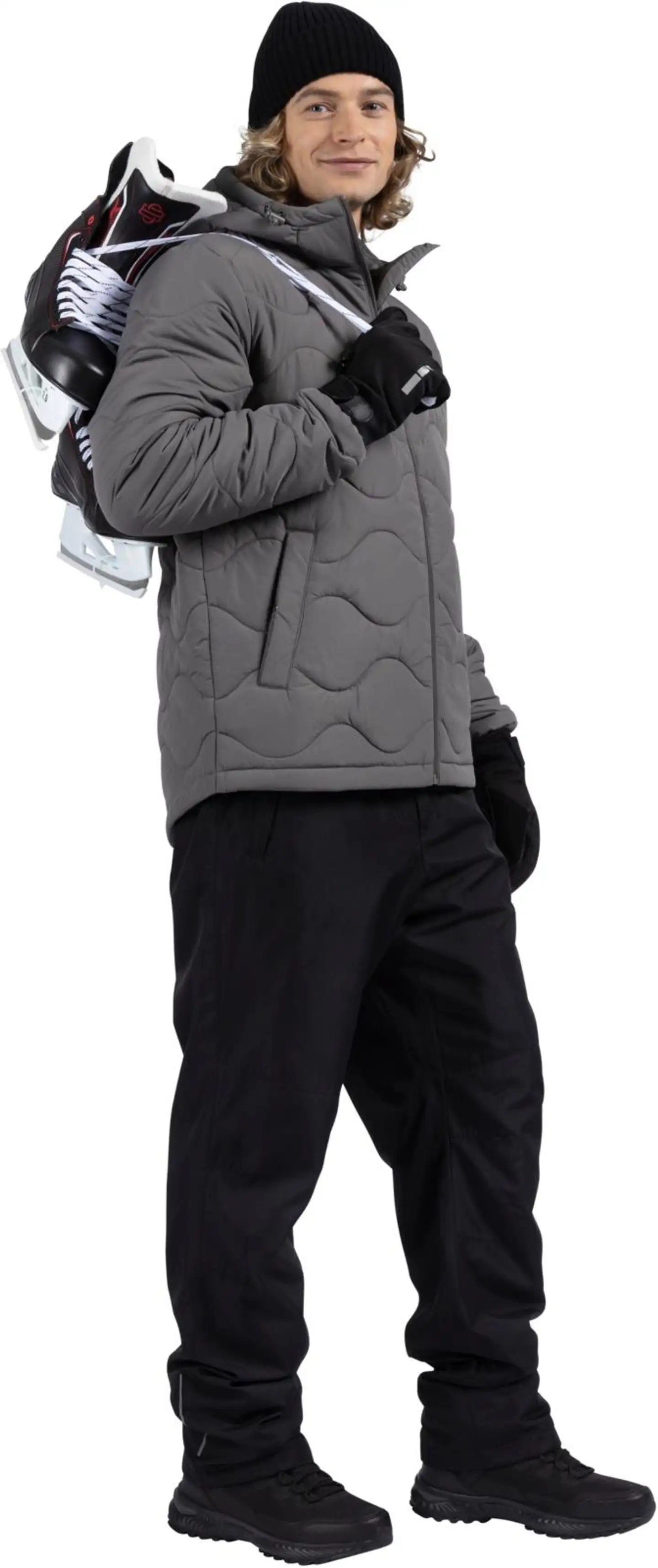 House miesten kevytvanuhousut 204H402508 - BLACK - 9