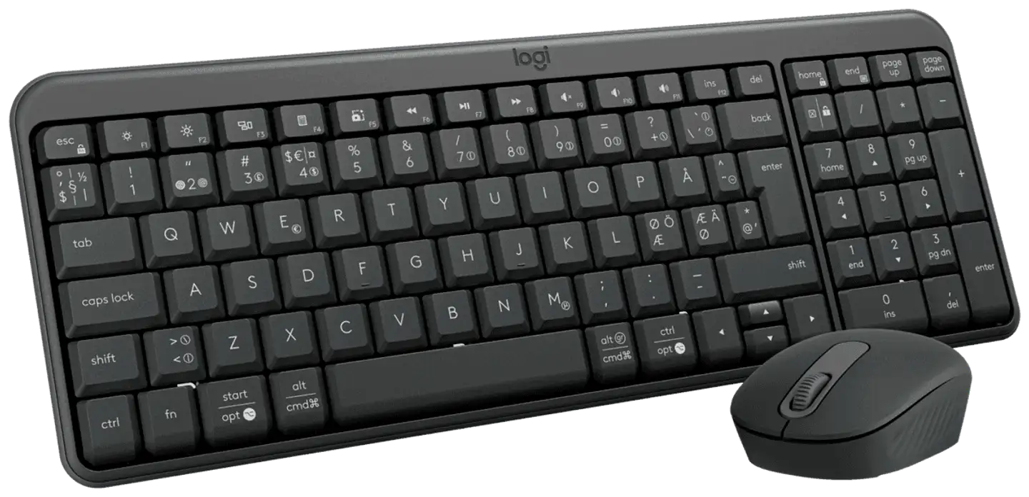 Logitech Wireless Desktop MK250 - GRAPHITE - 1