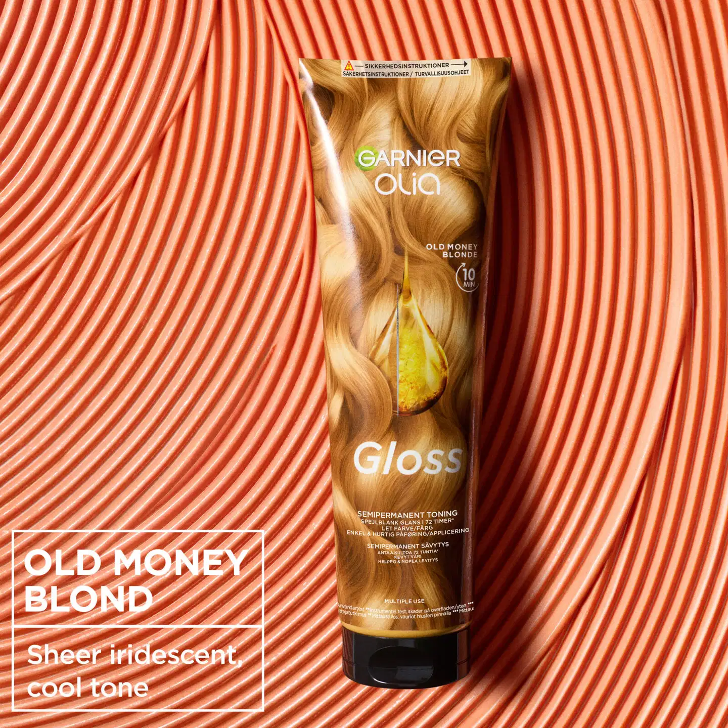 Garnier  Olia Gloss kiiltoa antava sävyte Old Money Blonde 150ml - 5