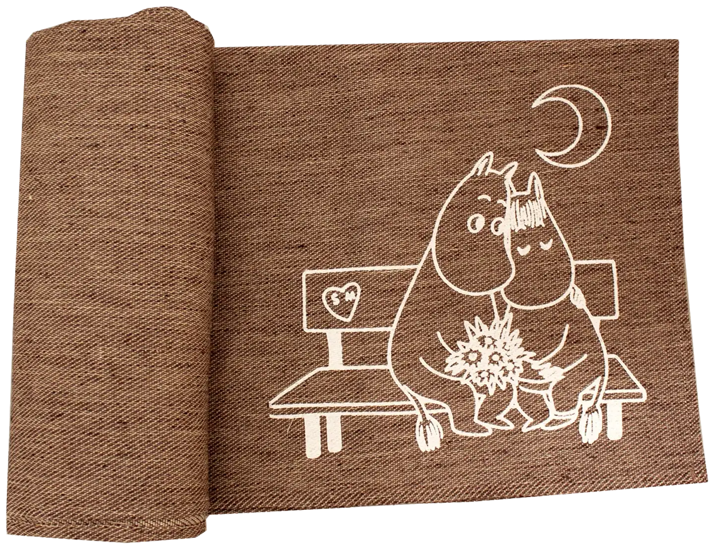 Emendo Rakkausmuumi laudeliina, ruskea