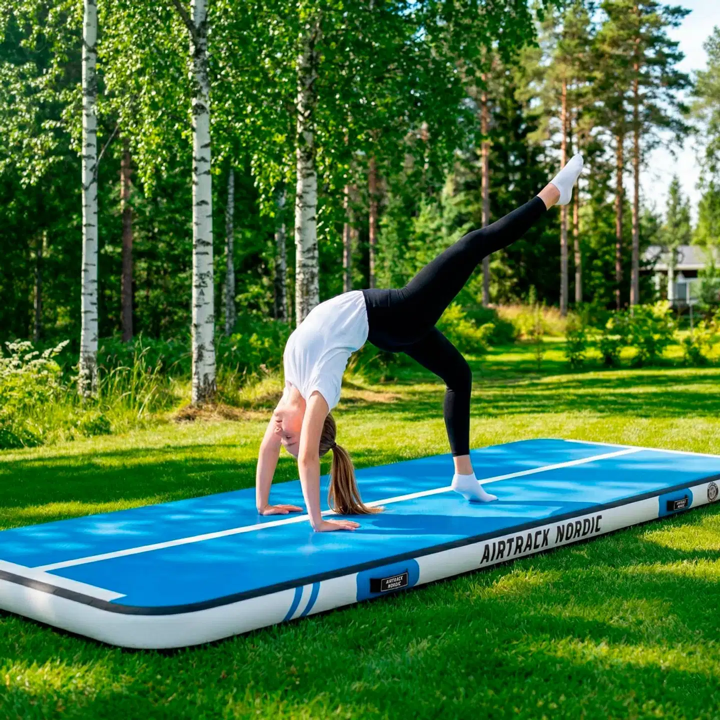 AirTrack Nordic Home Special Edition ilmavolttirata - Pinkki - 8 m - 7