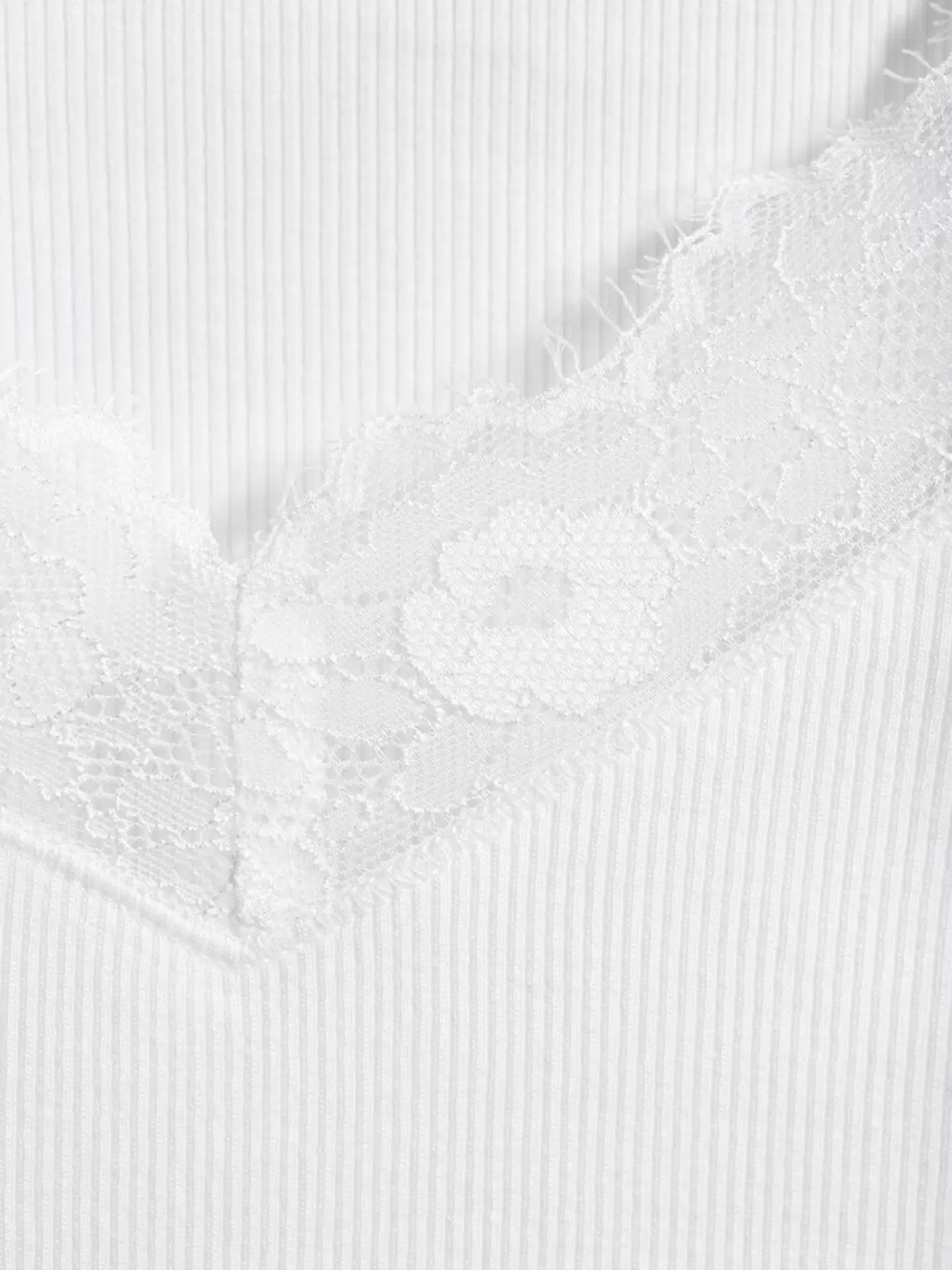 House naisten ribbitrikoopaita Lily Lace - White - 5
