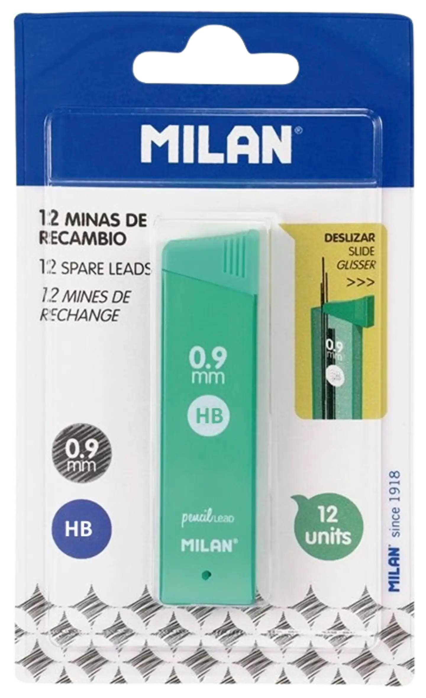 Milan irtolyijy 0,9 mm HB + 2 varakumia - 1