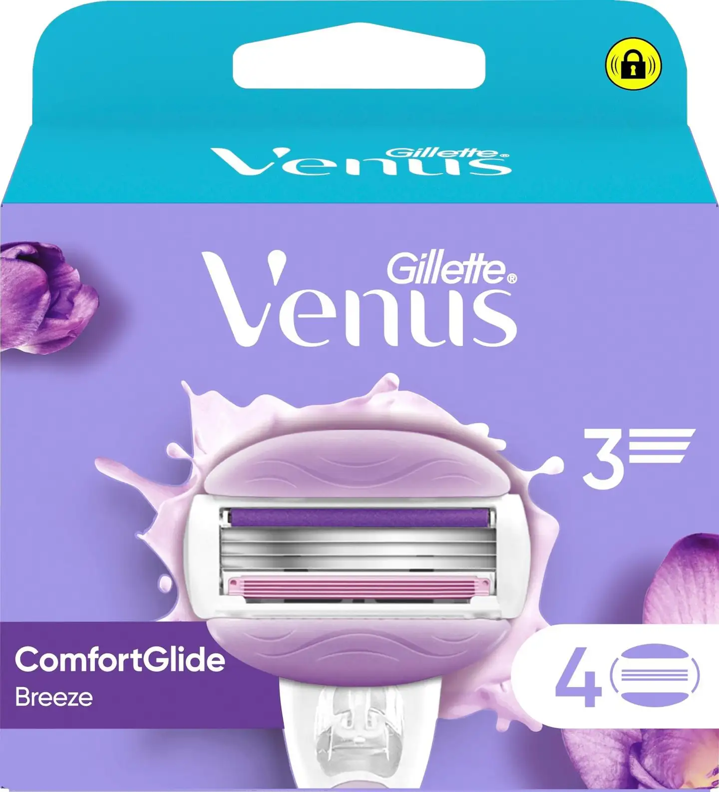 Gillette Venus Comfortglide Breeze 4kpl terä