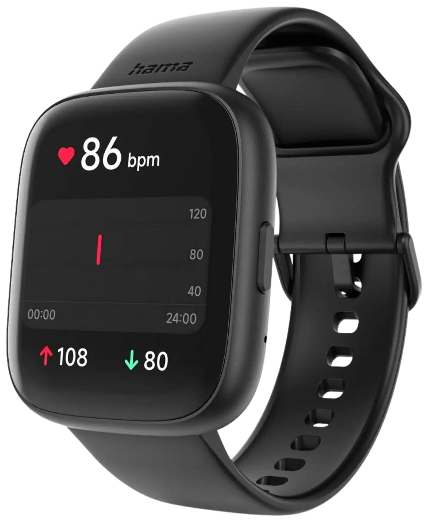 Hama Smart Watch 4000 älykello, TFT 1.65", IP68, musta - 7