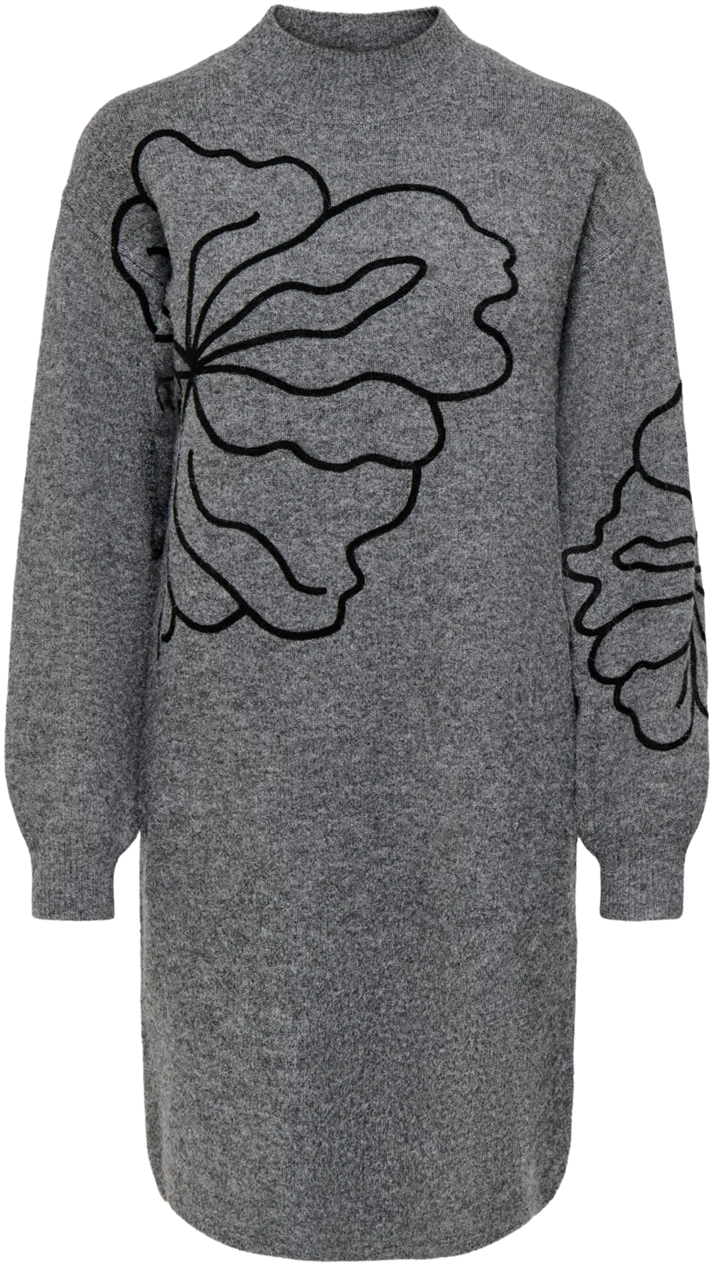 JDY naisten neulemekko Jdyjella - Medium Grey Melange - 1