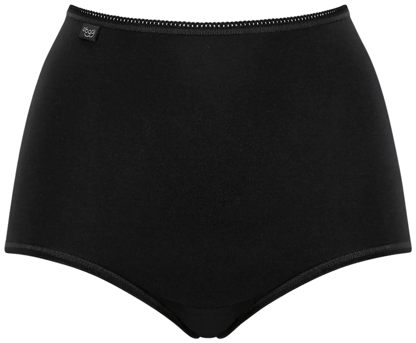 sloggi naisten Maxi alushousut  24/7 Cotton 2-pack - 0004-BLACK - 1