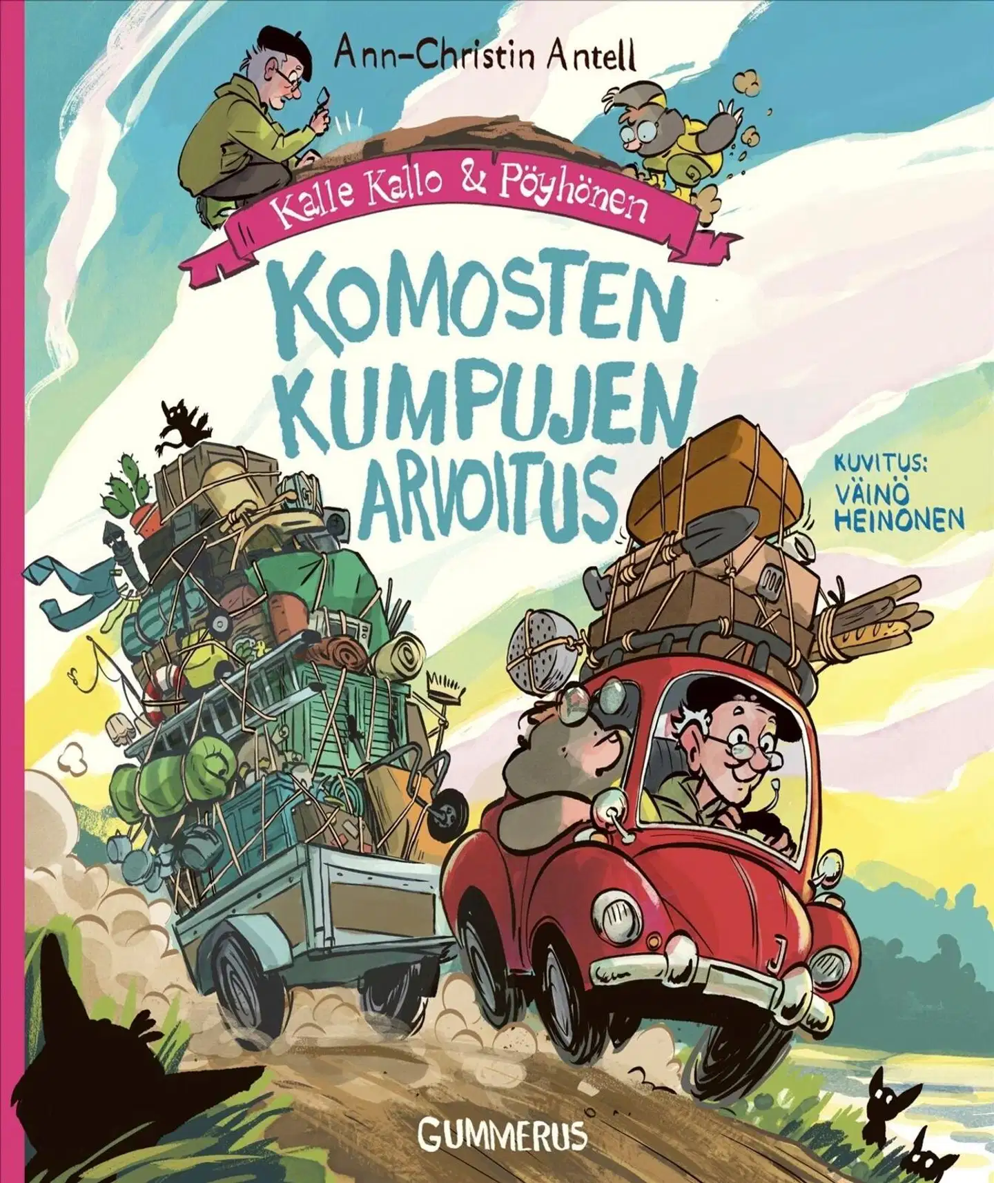 Antell, Kalle Kallo ja Pöyhönen - Komosten kumpujen arvoitus