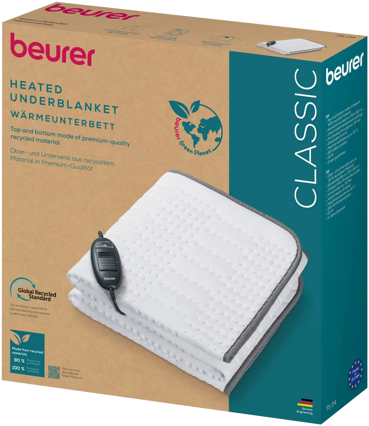 Beurer vuoteenlämmitin TS24 Green Planet - 5
