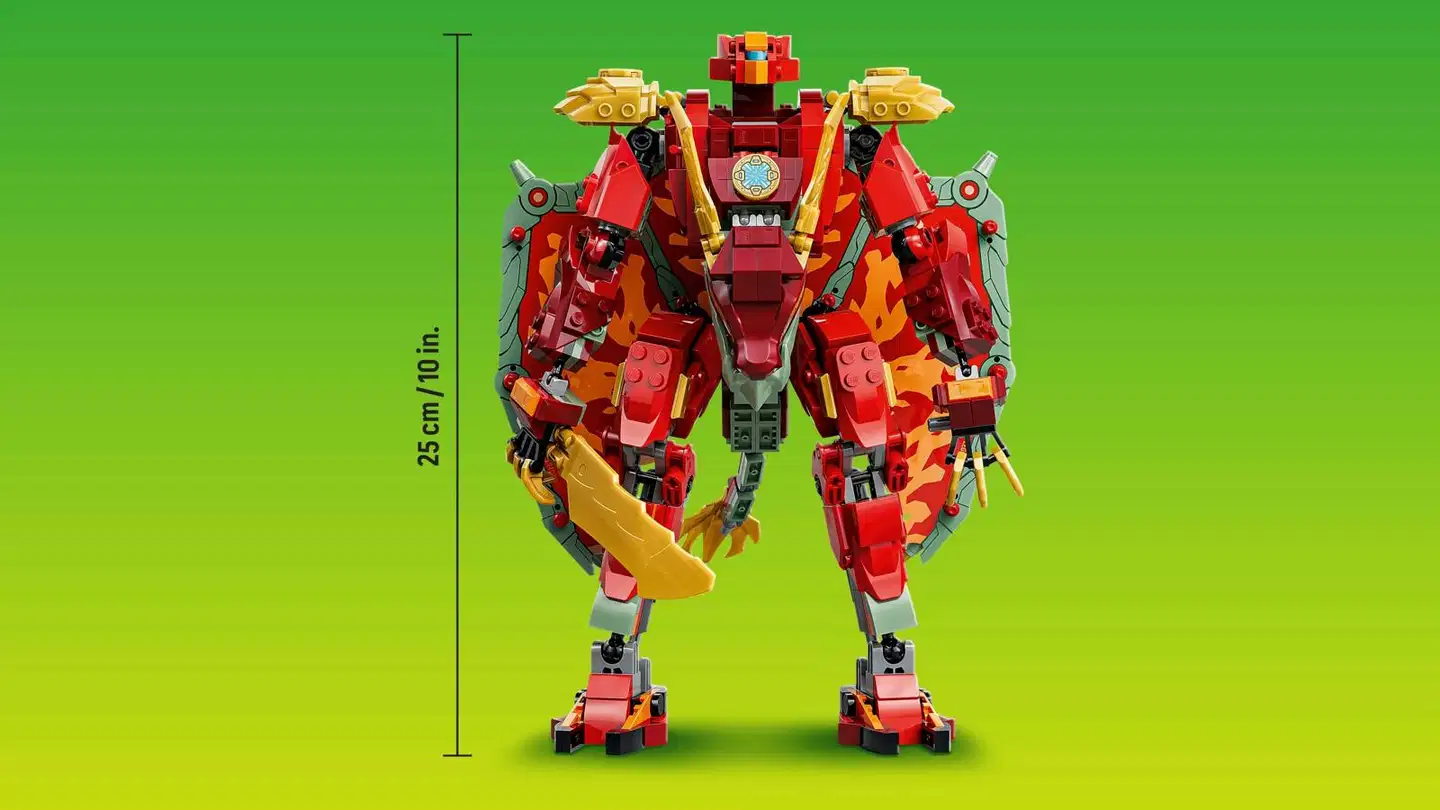 LEGO® Ninjago 71868 Wyldfyren muuntautumiskykyinen lohikäärmerobotti - 5