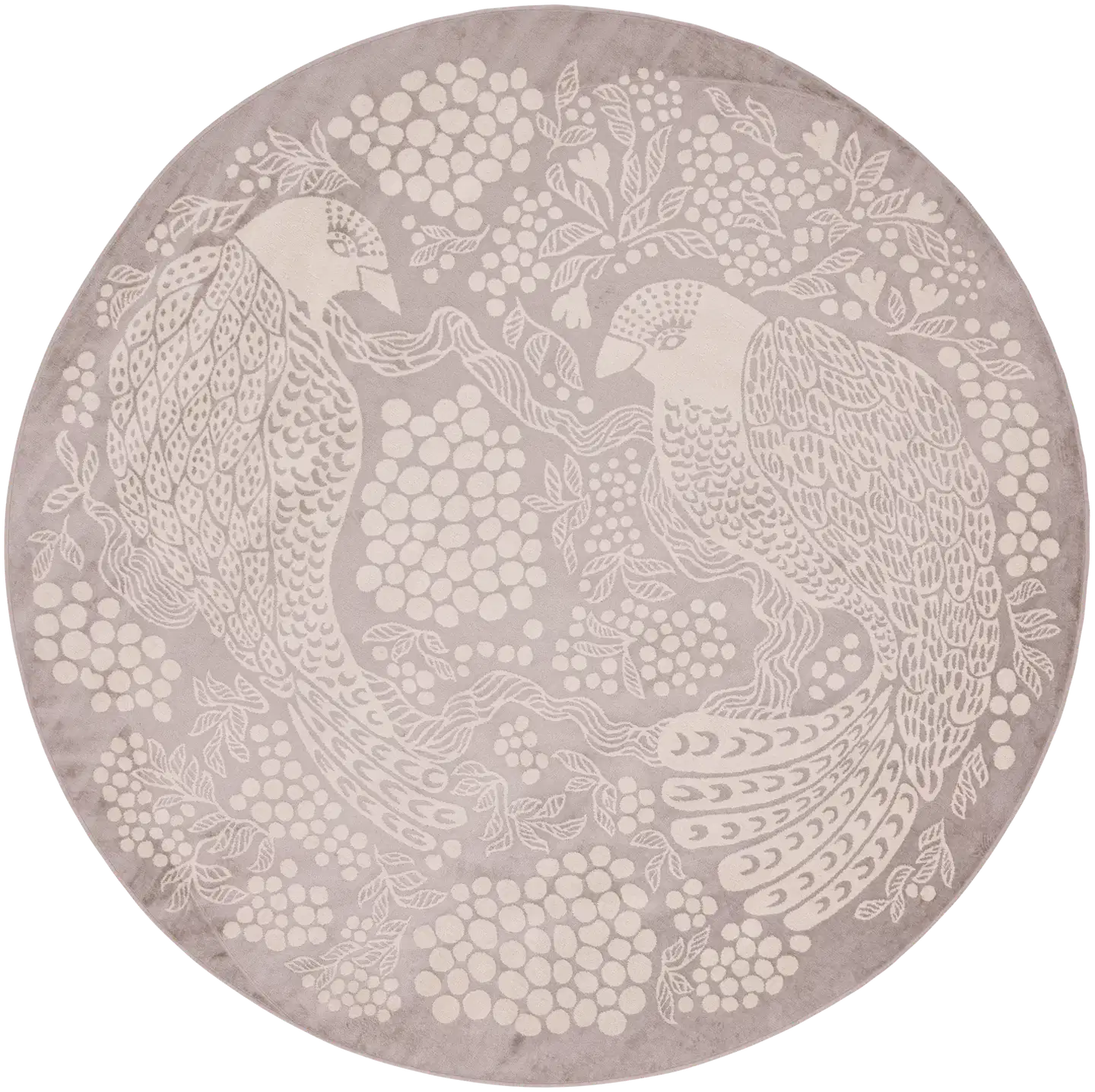 Vallila matto Viserrys  Ø 160 cm whitegrey - 1