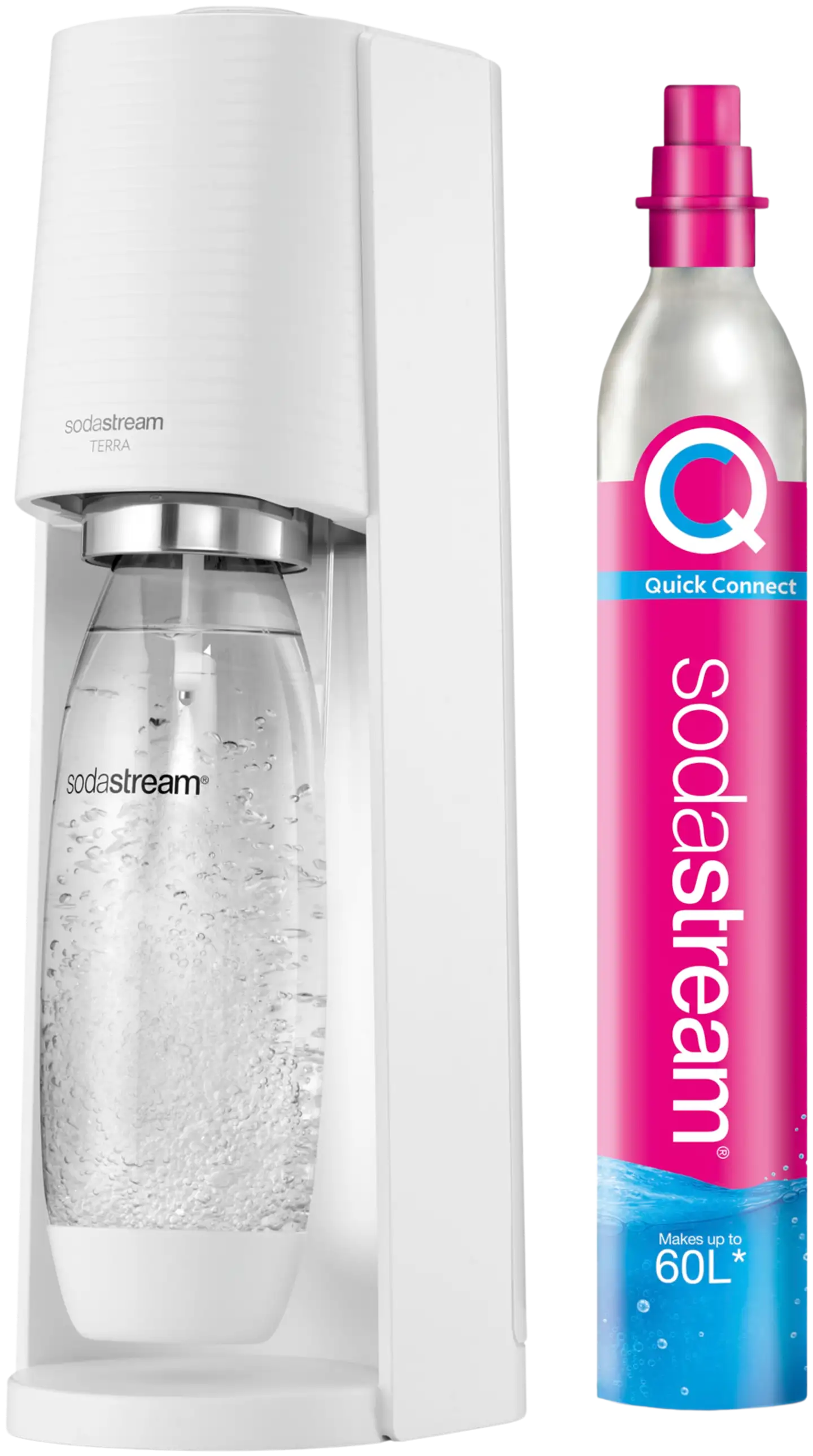 SodaStream Terra™ valkoinen hiilihapotuslaite - 1