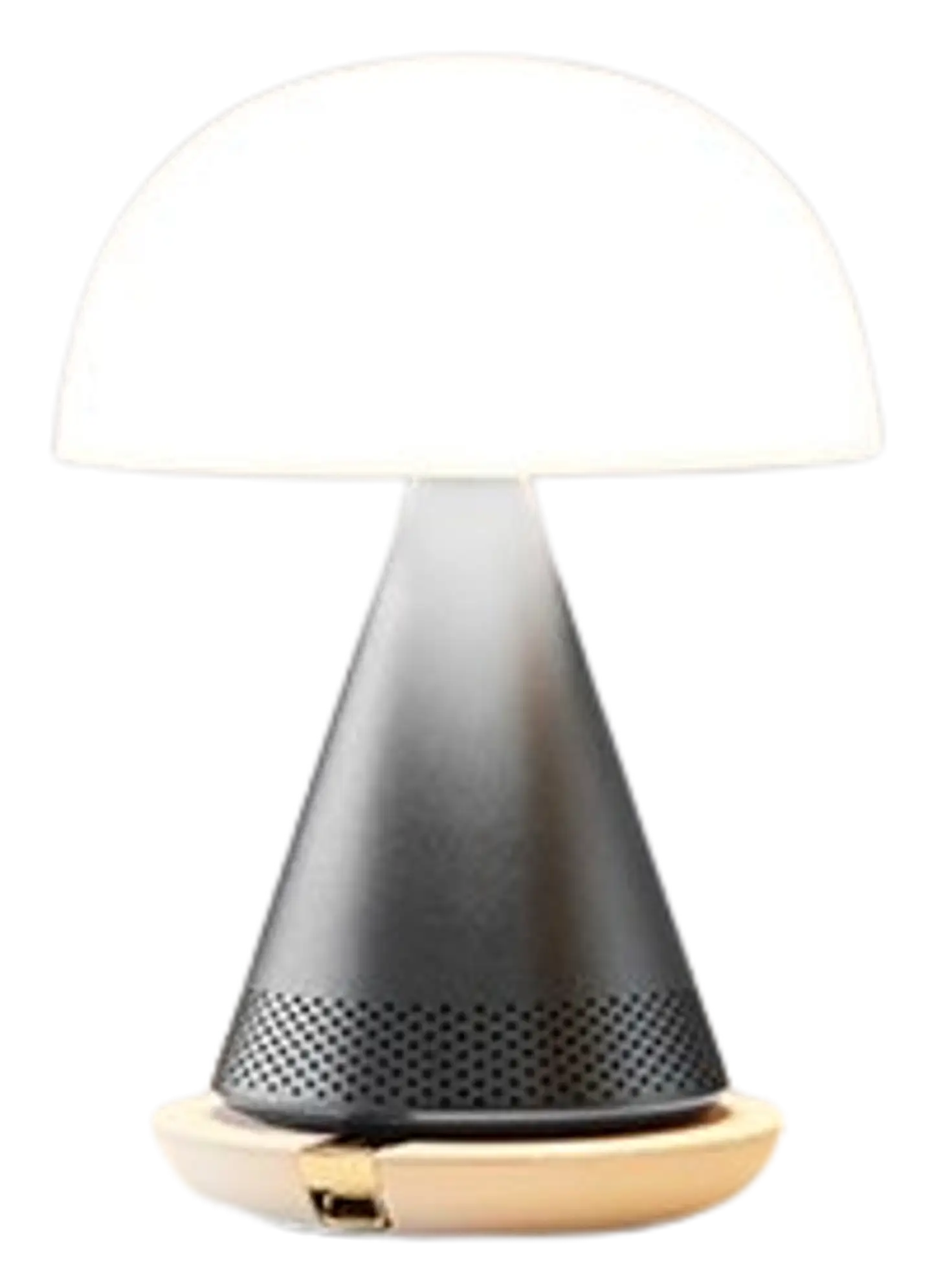 Bluetooth kaiutinlamppu Mina L audio tumman harmaa - 3