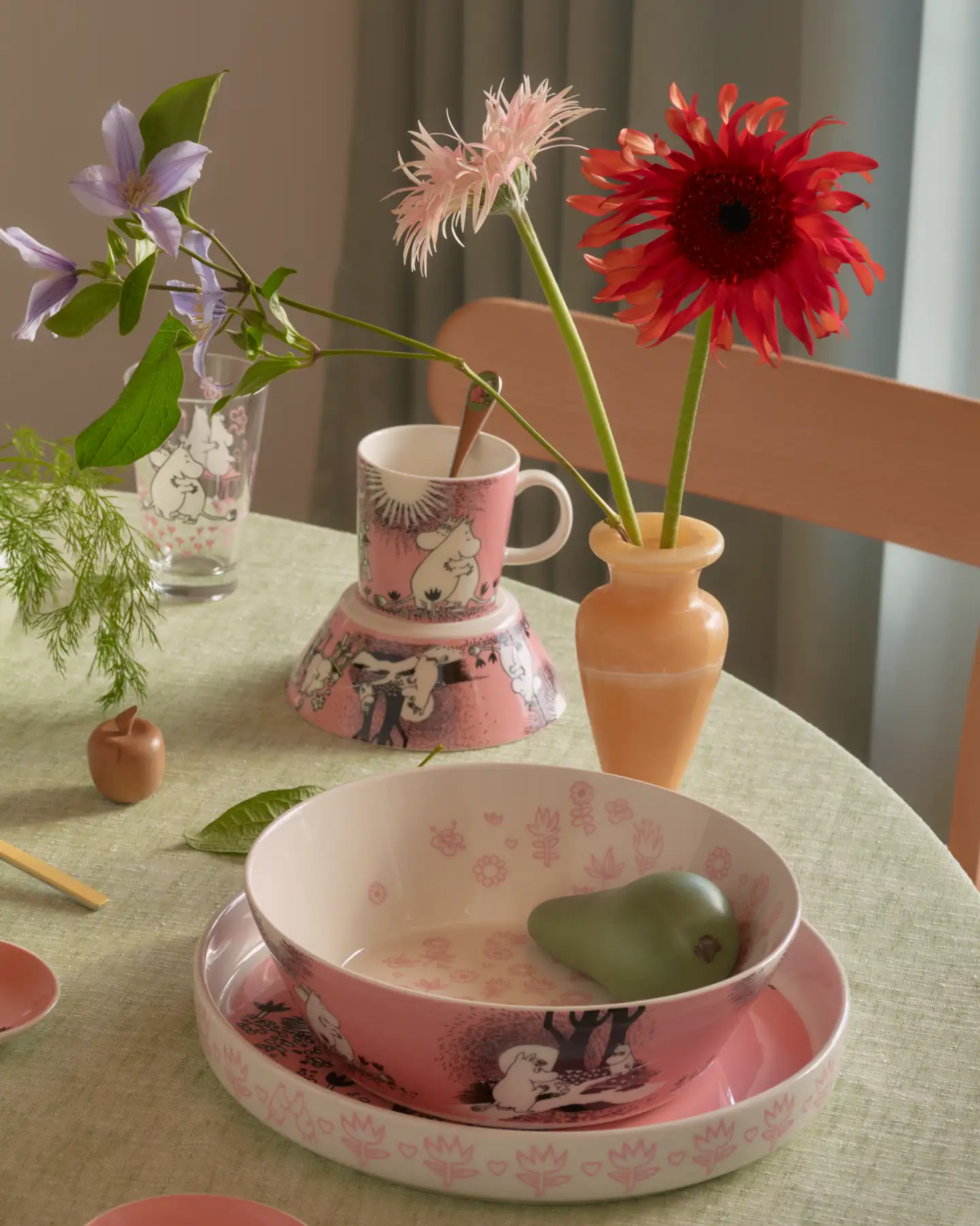 Moomin Arabia Muumi kulho 15cm Sydänystävät - 2