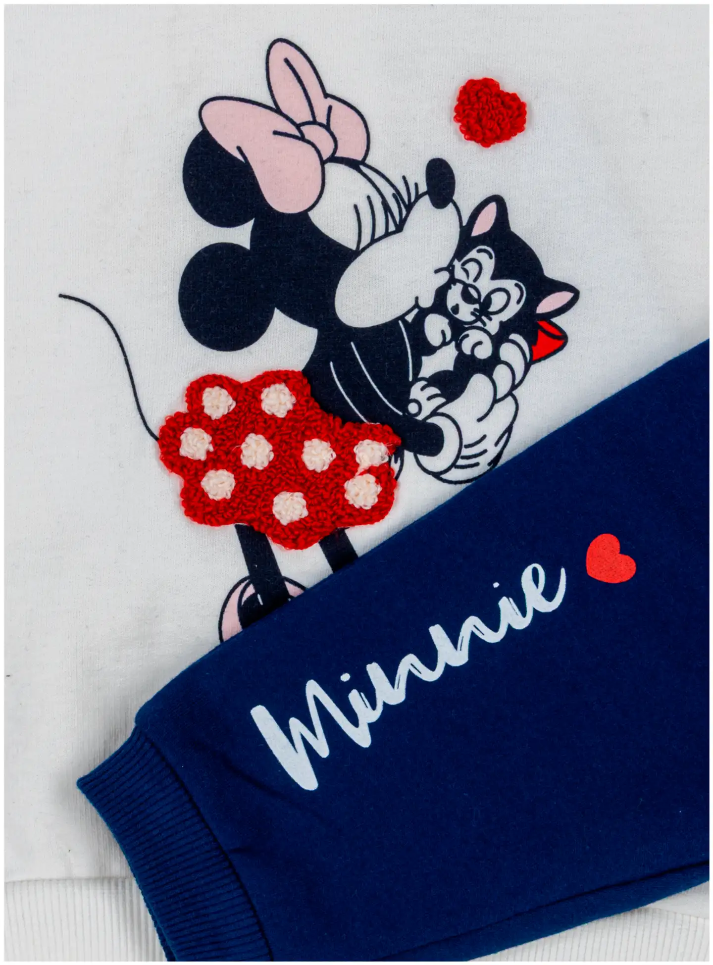 Disney vauvojen collegesetti Minni Hiiri - Off white - 3