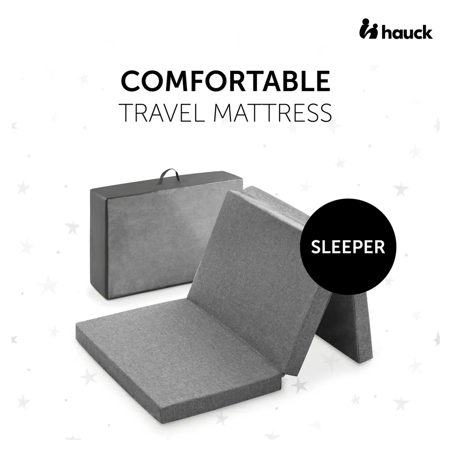 Hauck patja matkasänkyyn Sleeper harmaa - 7