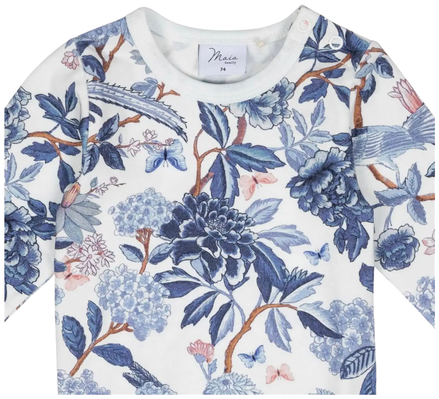 Ma-ia Family vauvojen body Sinilintu 205166 - Luonnonvalkoinen - 2