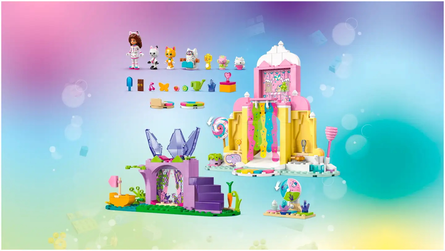 LEGO Gabby's Dollhouse 11205 Karamellivuori ja Kisupuutarha - 7