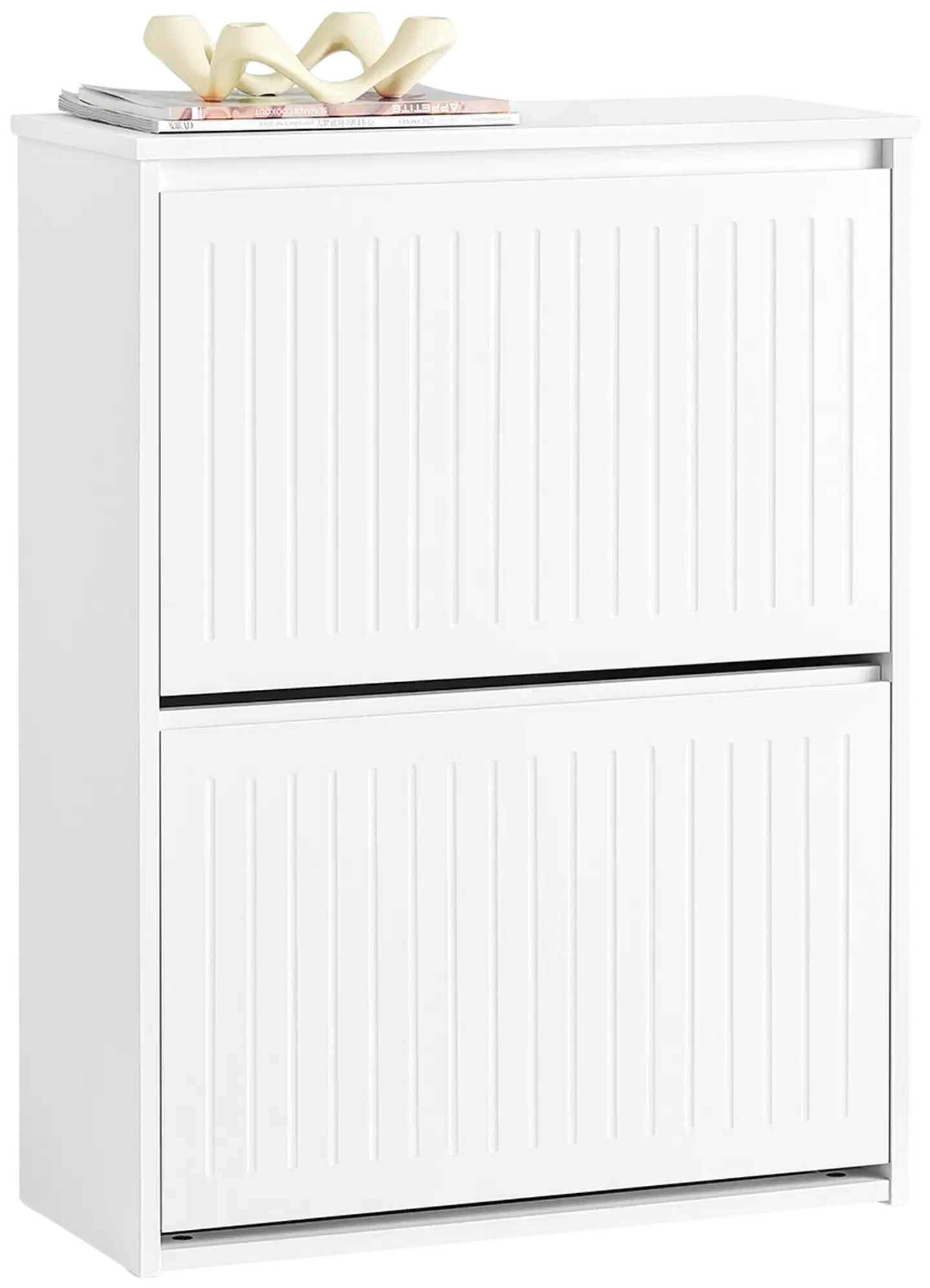 SoBuy kenkäkaappi valkoinen FSR165-K-W - 3