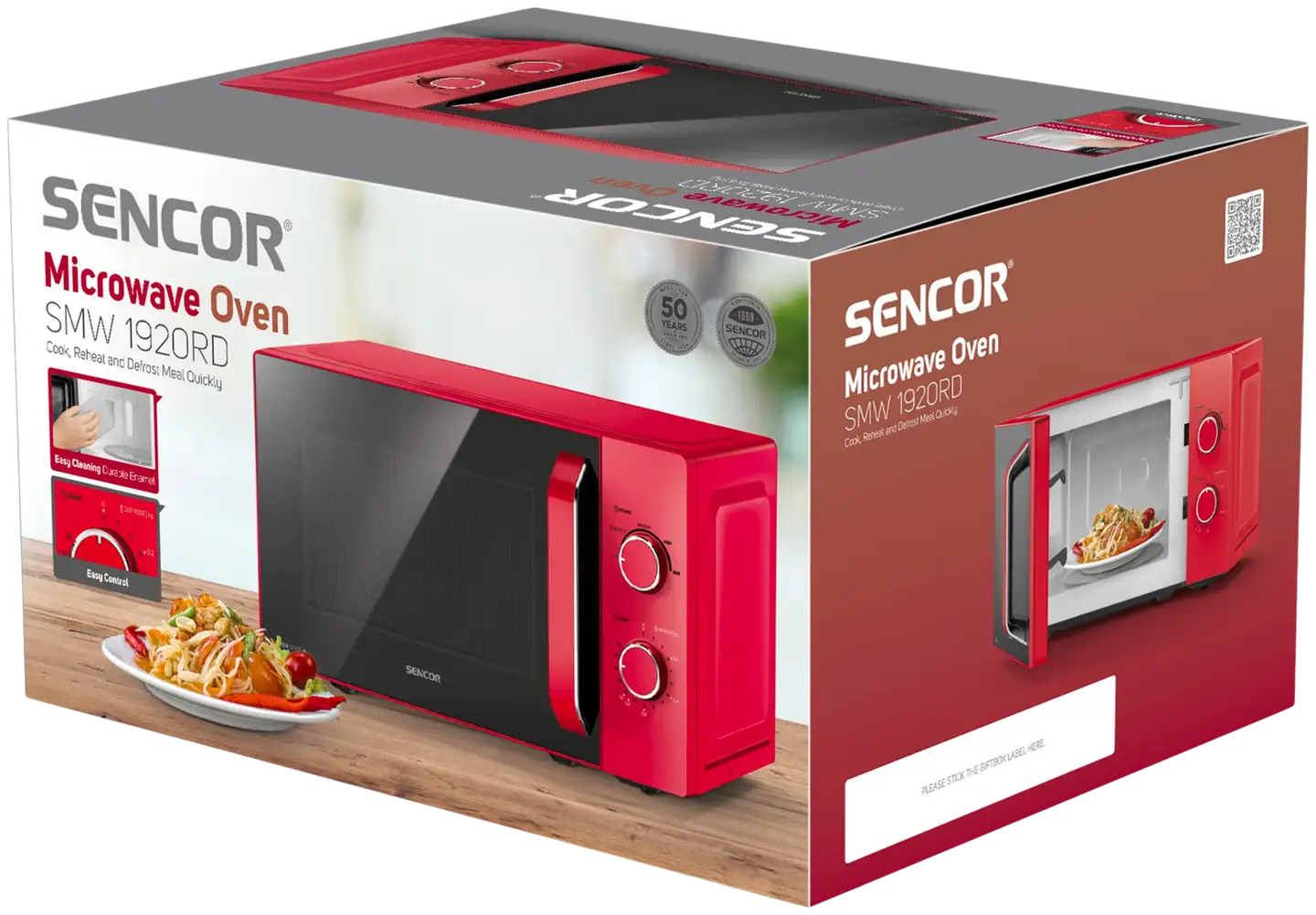 Sencor mikroaaltouuni SMW 1920RD punainen - 5