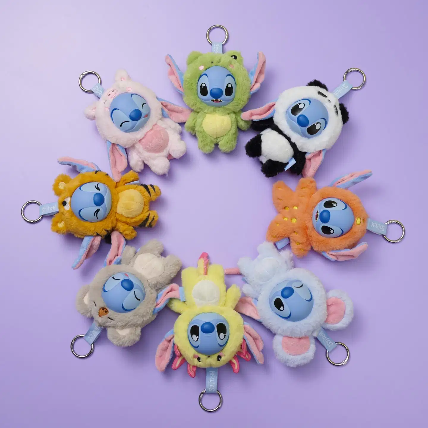 Simba Walt Disney YuYus Stitch, maskottipehmo, 12 cm, laukkuun, reppuun tai avaimenperään - 4