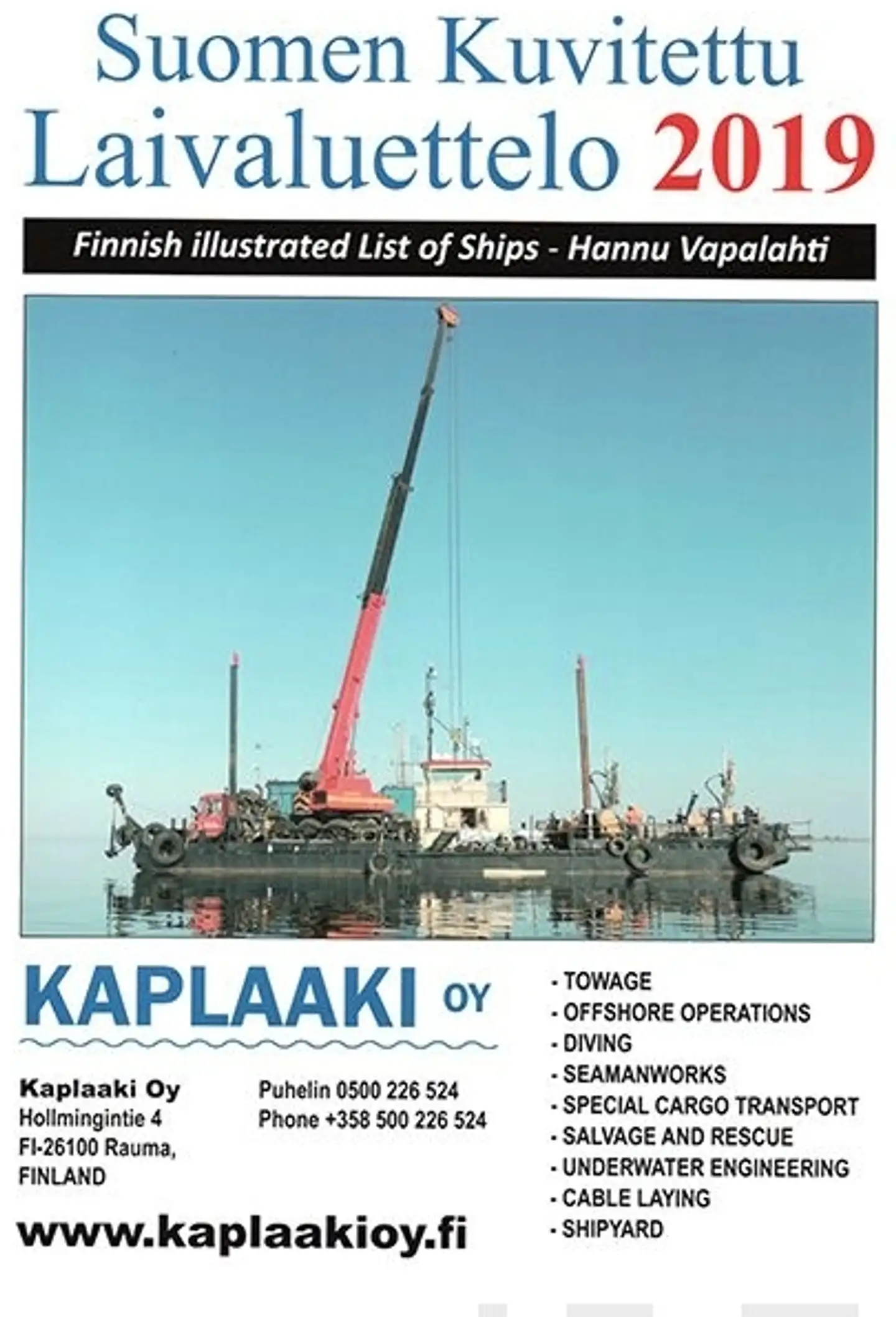 Suomen kuvitettu laivaluettelo 2019 - Finnish illustrated list of ships 2019