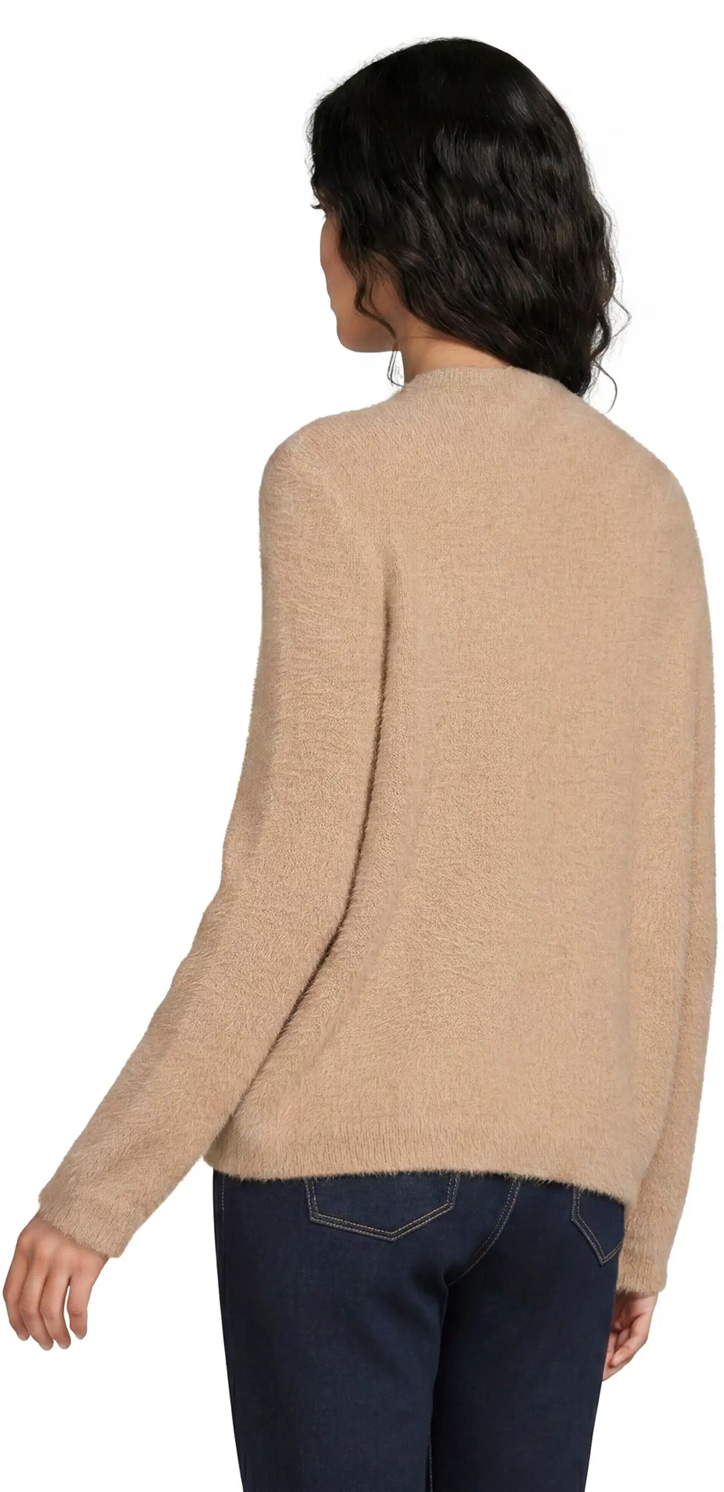 House naisten pörröneule 213H264015 - beige - 3
