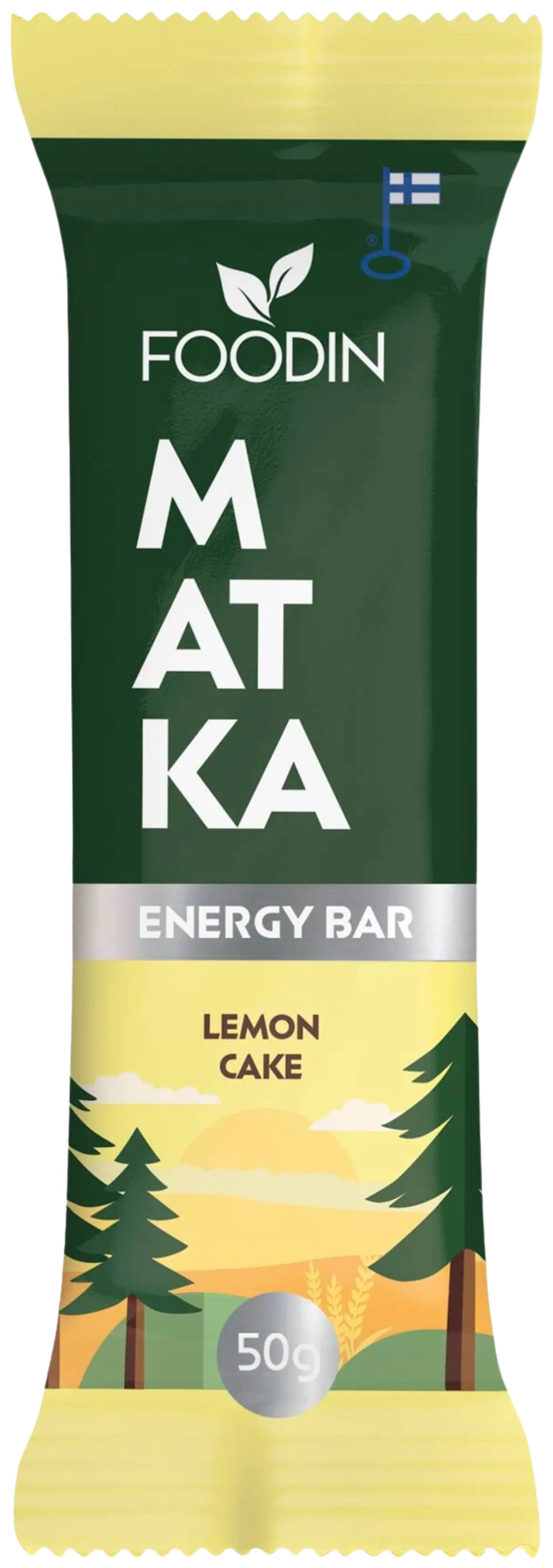 Foodin MATKA Energy Bar, Lemon Cake, 50 g