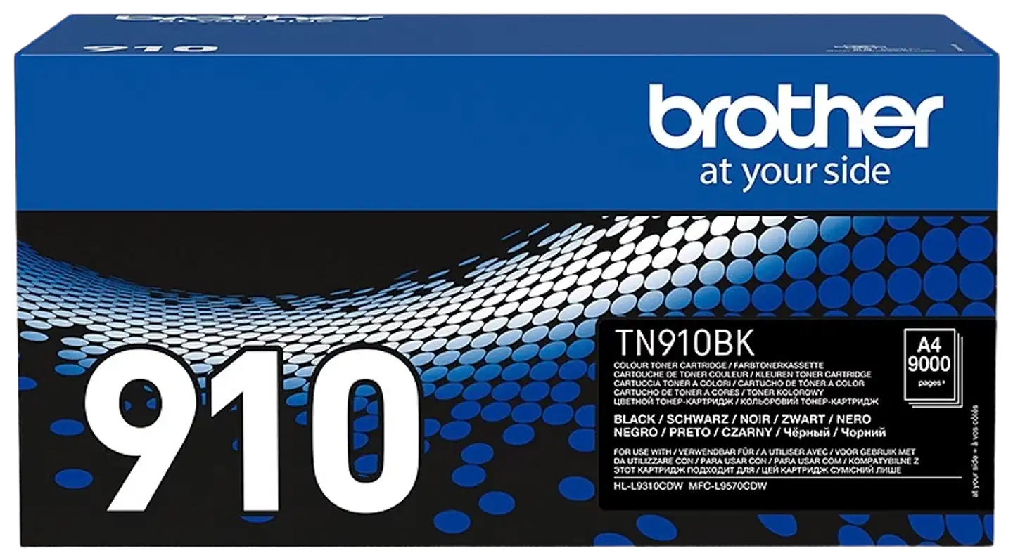 Brother laservärikasetti  TN-910BK musta - 1