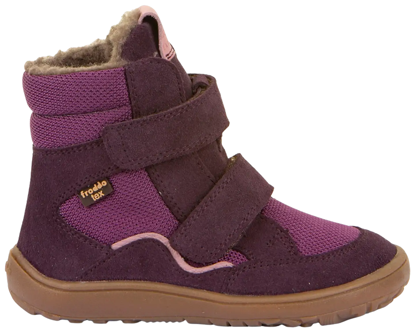 Froddo lasten talvipaljasjalkakenkä Tex Winter - Purple - 1