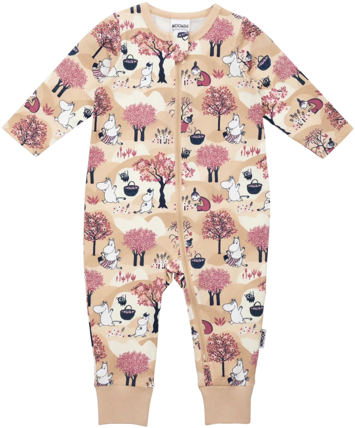 Muumi vauvojen pyjama Hedelmäsato 592489 - beige - 1