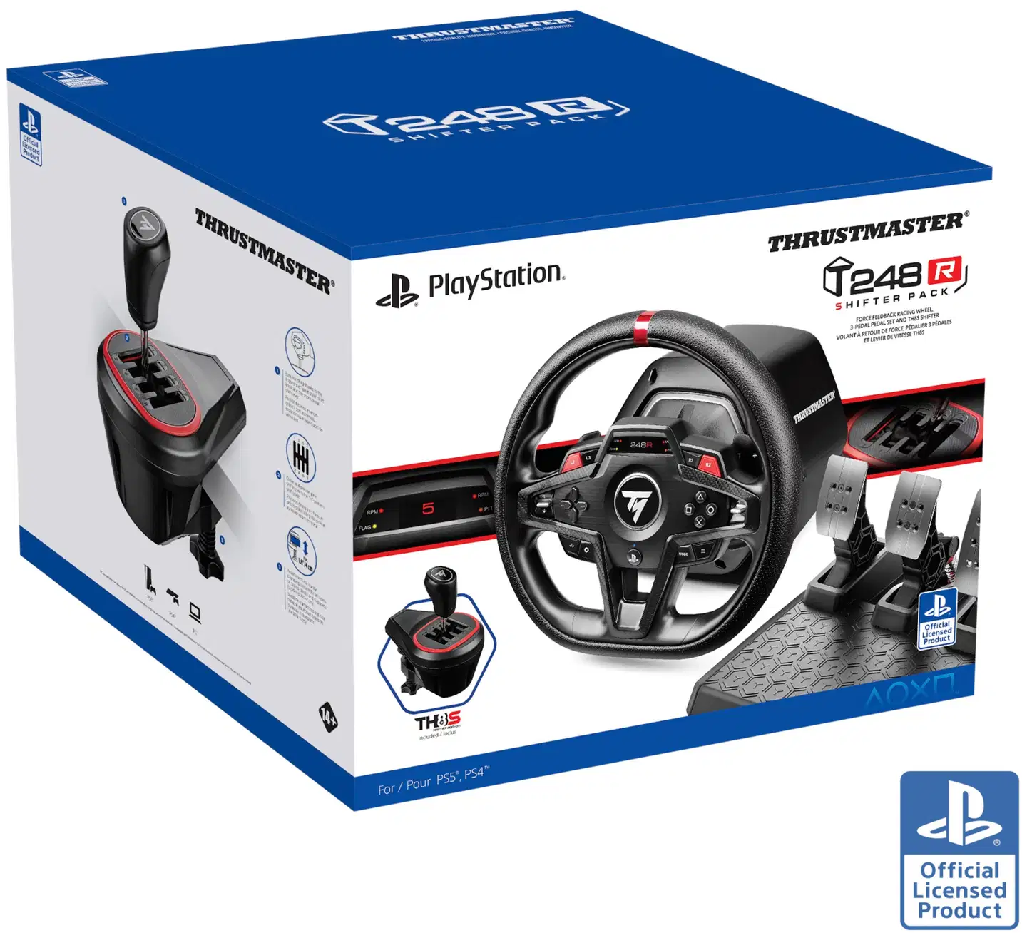 Thrustmaster T248R rattipolkimet + vaihdekeppi - 10