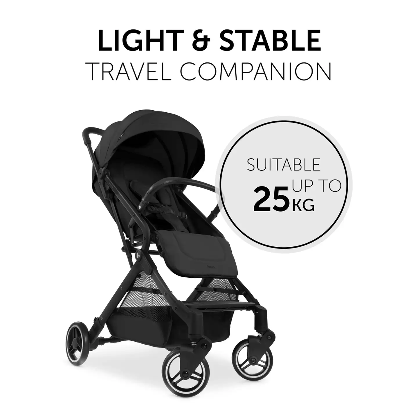 Hauck rattaat Travel N Care musta - 11