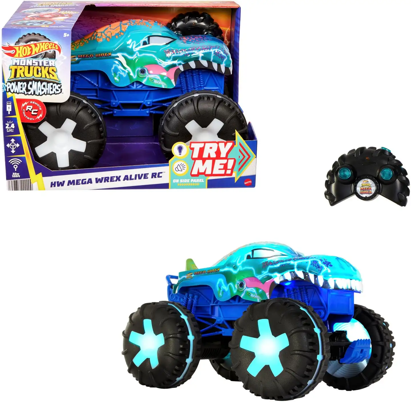 Hot Wheels Monster Trucks Mega Wrex RC-auto 1:15 - 1