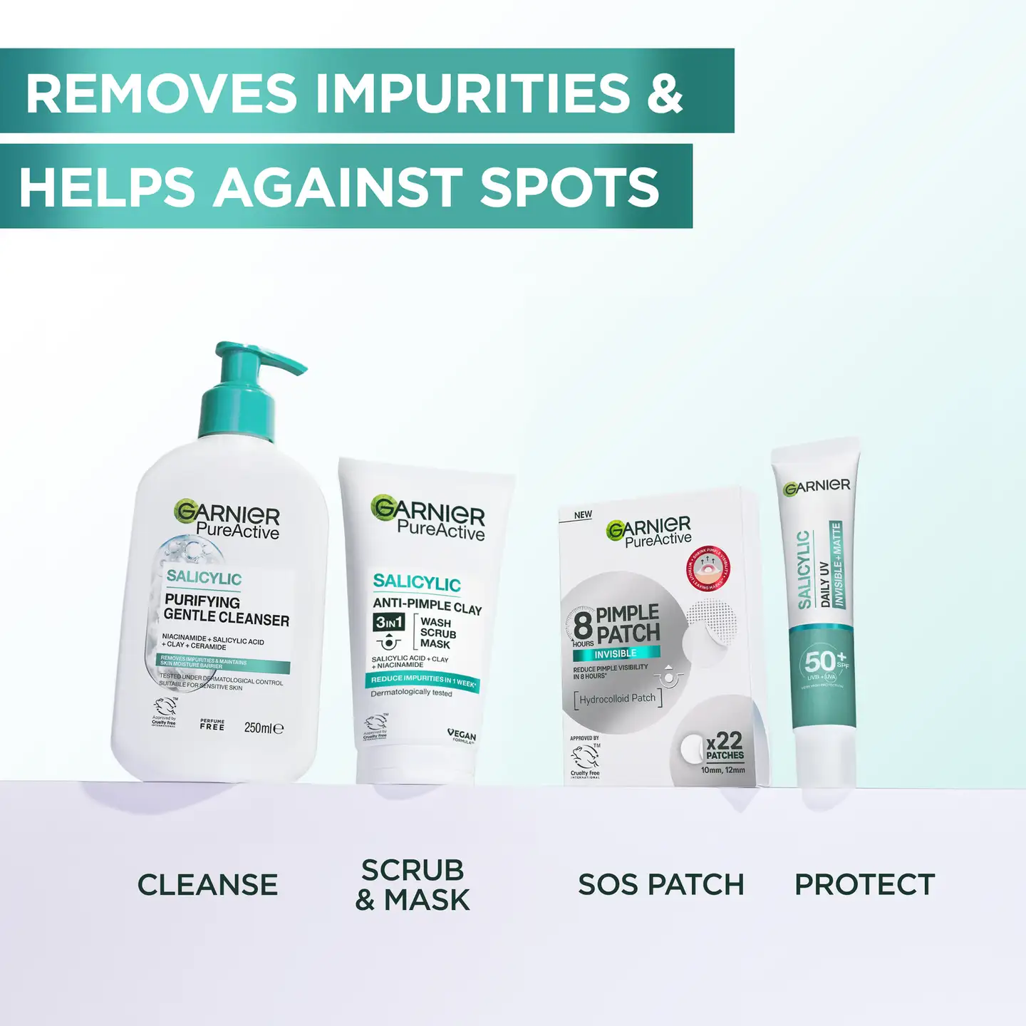 Garnier PureActive laastari finnejä vastaan epäpuhtaalle iholle 22 pce - 4